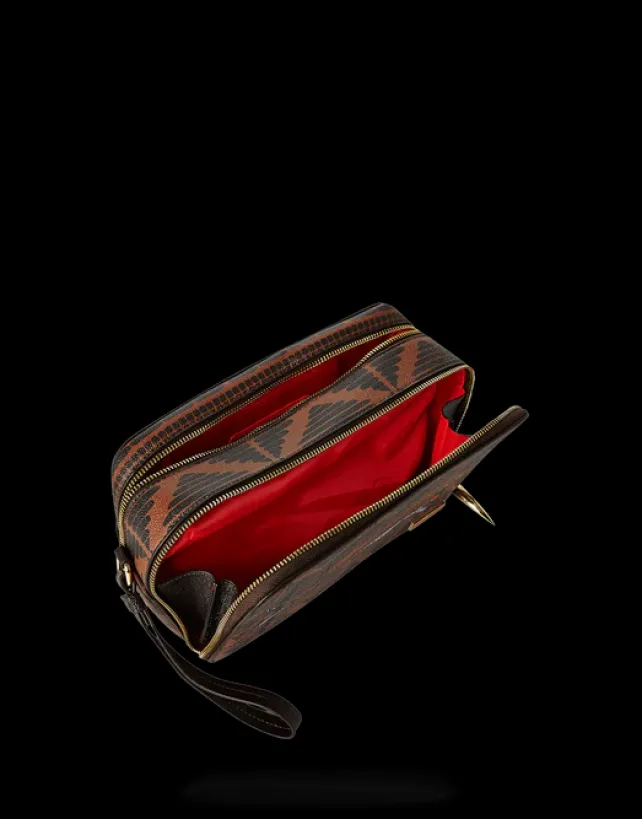 TOILETRIES AKA MONEY BAGS>SPRAYGROUND LEOPARDS IN PARIS TOILETRY AKA MONEY BAG