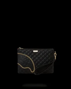 CROSSOVER CLUTCHES>SPRAYGROUND LEVELED UP SPLIT QUILT SHARK CROSSOVER CLUTCH
