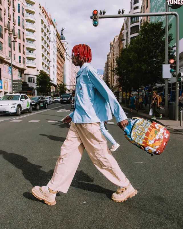 BACKPACKS>SPRAYGROUND LOONEY TUNES BUGS BUNNY ZADDY BACKPACK