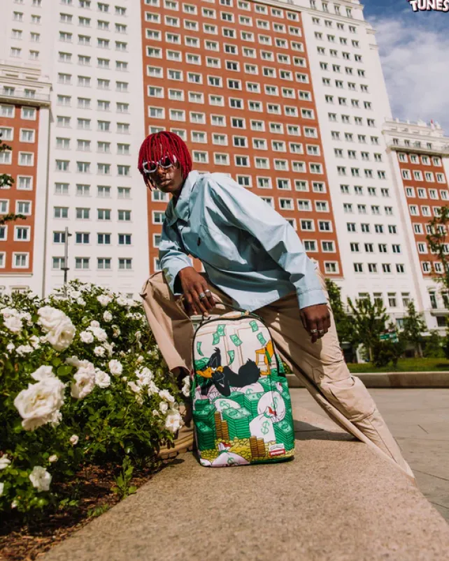 BACKPACKS>SPRAYGROUND LOONEY TUNES DAFFY DUCK ANOTHER DAY ANOTHER DUCK BACKPACK