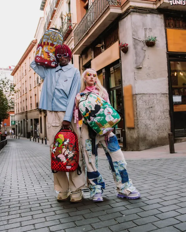 BACKPACKS>SPRAYGROUND LOONEY TUNES DAFFY DUCK ANOTHER DAY ANOTHER DUCK BACKPACK