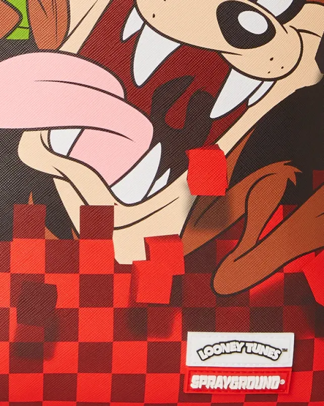 BACKPACKS>SPRAYGROUND LOONEY TUNES TAZ MARVIN BUST OUT BACKPACK (DLXV)