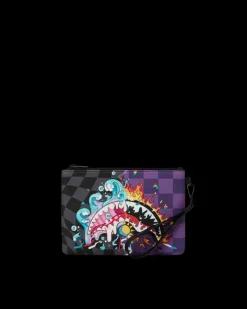 CROSSOVER CLUTCHES>SPRAYGROUND MAD SCIENTIST CROSSOVER CLUTCH