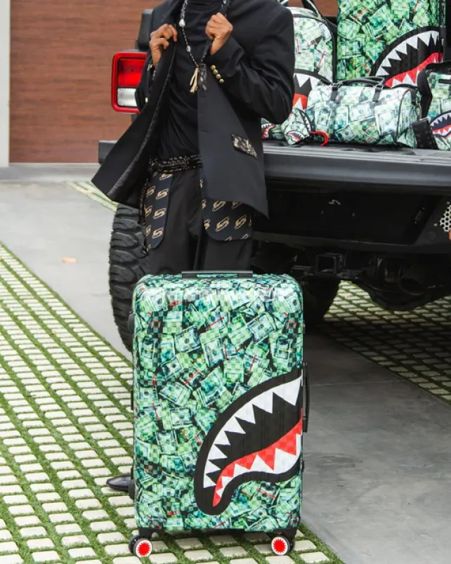 FULL-SIZE LUGGAGE>SPRAYGROUND MAMA I MADE IT SHARKITECTURE HARDSHELL FULL-SIZE LUGGAGE
