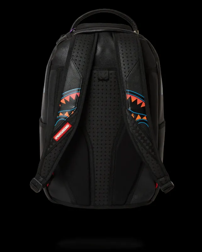 BACKPACKS>SPRAYGROUND MIAMI BEACH POLO COLLAB BACKPACK (DLXV-BLACK)