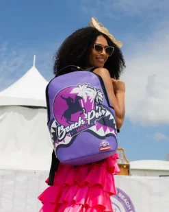 BACKPACKS>SPRAYGROUND MIAMI BEACH POLO COLLAB BACKPACK (DLXV-PURPLE)