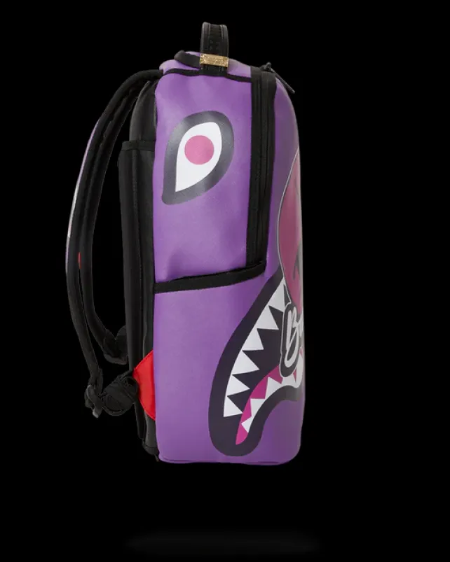 BACKPACKS>SPRAYGROUND MIAMI BEACH POLO COLLAB BACKPACK (DLXV-PURPLE)