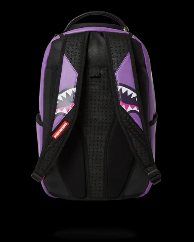 BACKPACKS>SPRAYGROUND MIAMI BEACH POLO COLLAB BACKPACK (DLXV-PURPLE)