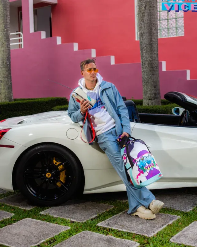 BACKPACKS>SPRAYGROUND MIAMI VICE SOUTH BEACH BACKPACK (DLXV)