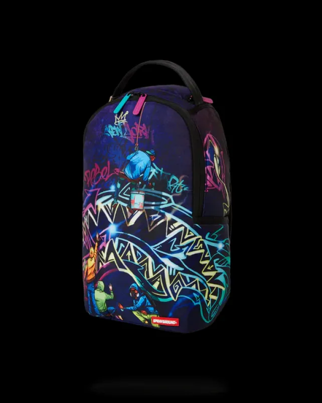 MINI BACKPACKS>SPRAYGROUND MIDNIGHT GRAFFITI ARTISTS MINI BACKPACK