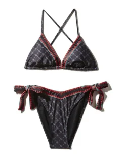 SWIMWEAR>SPRAYGROUND MIDNIGHT MONEYGRAM BIKINI