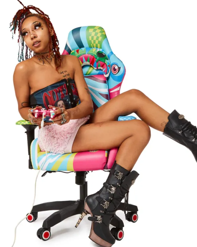 GAMING CHAIRS>SPRAYGROUND MIND TRIP GAMING CHAIR - SUPER RARE