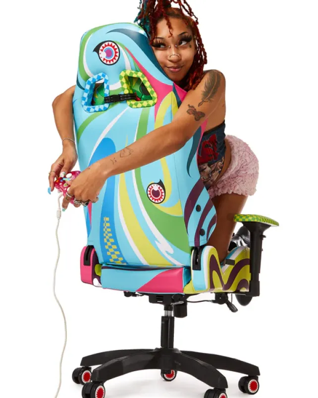 GAMING CHAIRS>SPRAYGROUND MIND TRIP GAMING CHAIR - SUPER RARE