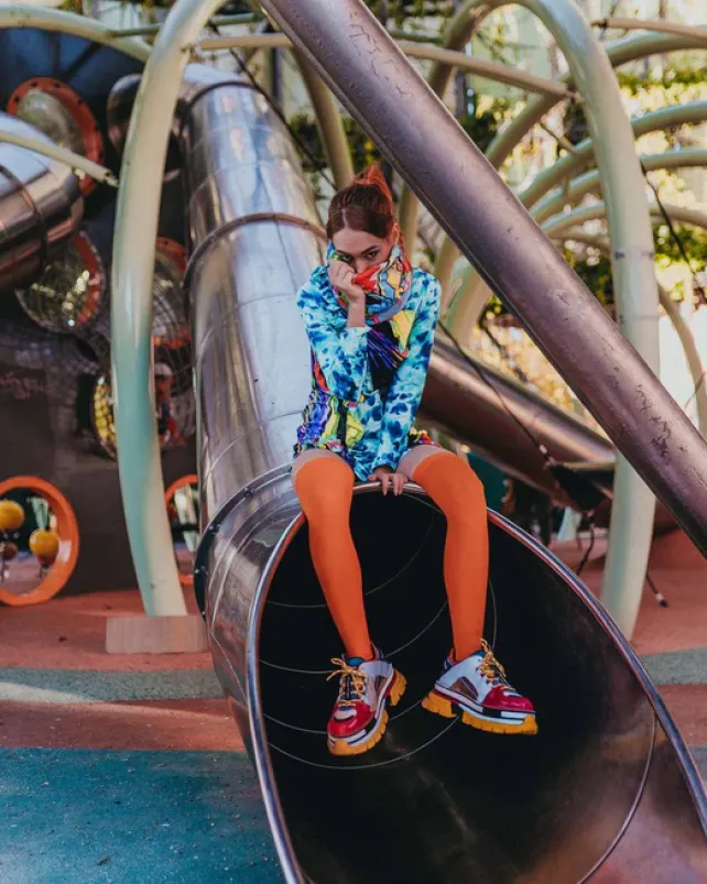 NECK WARMERS|COLD WEATHER GEAR>SPRAYGROUND MIND TRIP NECK WARMER