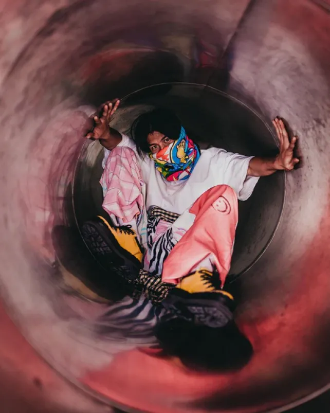 NECK WARMERS|COLD WEATHER GEAR>SPRAYGROUND MIND TRIP NECK WARMER