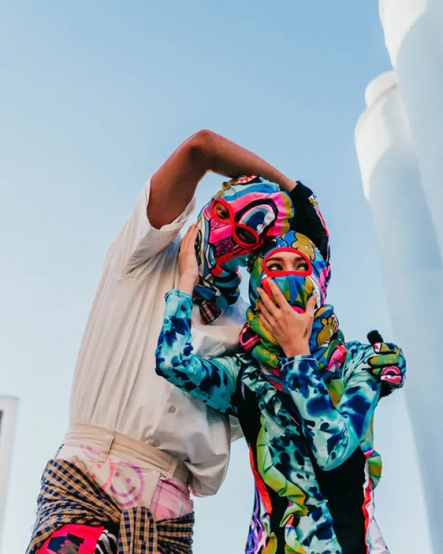 NECK WARMERS|COLD WEATHER GEAR>SPRAYGROUND MIND TRIP NECK WARMER