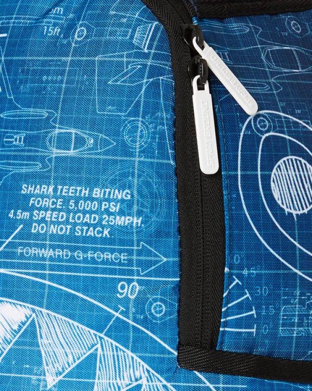 MINI BACKPACKS|BACKPACKS>SPRAYGROUND MINI SCHEMATICS SHARK BACKPACK