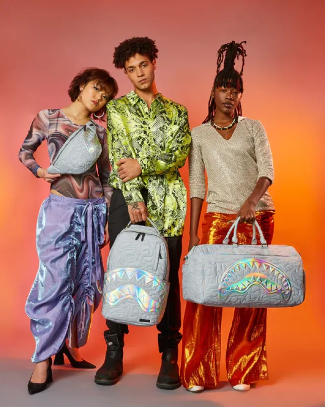 BACKPACKS>SPRAYGROUND MIRASHAKU IRIDESCENT QUILT BACKPACK