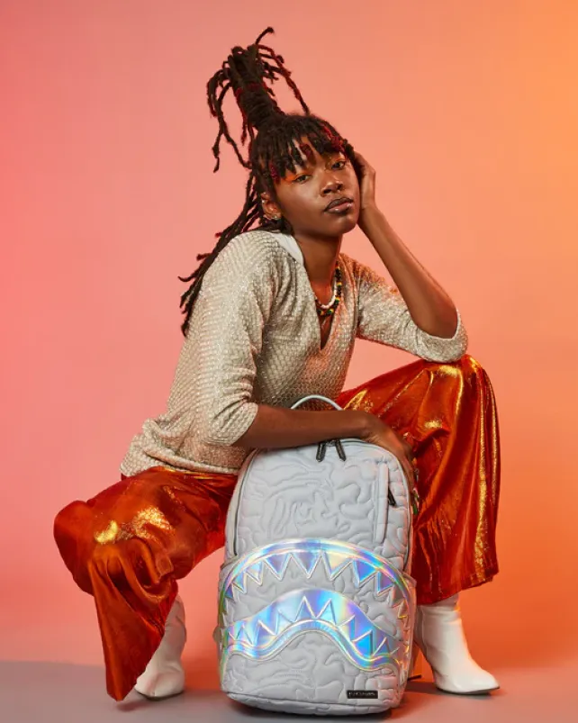 BACKPACKS>SPRAYGROUND MIRASHAKU IRIDESCENT QUILT BACKPACK