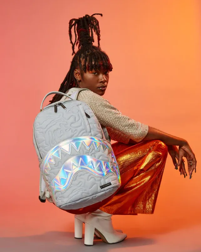 BACKPACKS>SPRAYGROUND MIRASHAKU IRIDESCENT QUILT BACKPACK