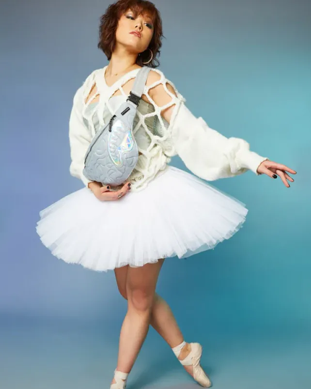 CROSSBODYS>SPRAYGROUND MIRASHAKU IRIDESCENT QUILT SAVVY CROSSBODY