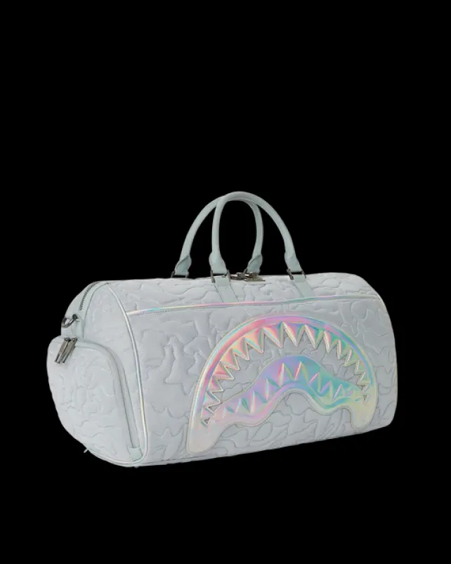 DUFFLES>SPRAYGROUND MIRASHAKU IRIDESCENT QUILT DUFFLE