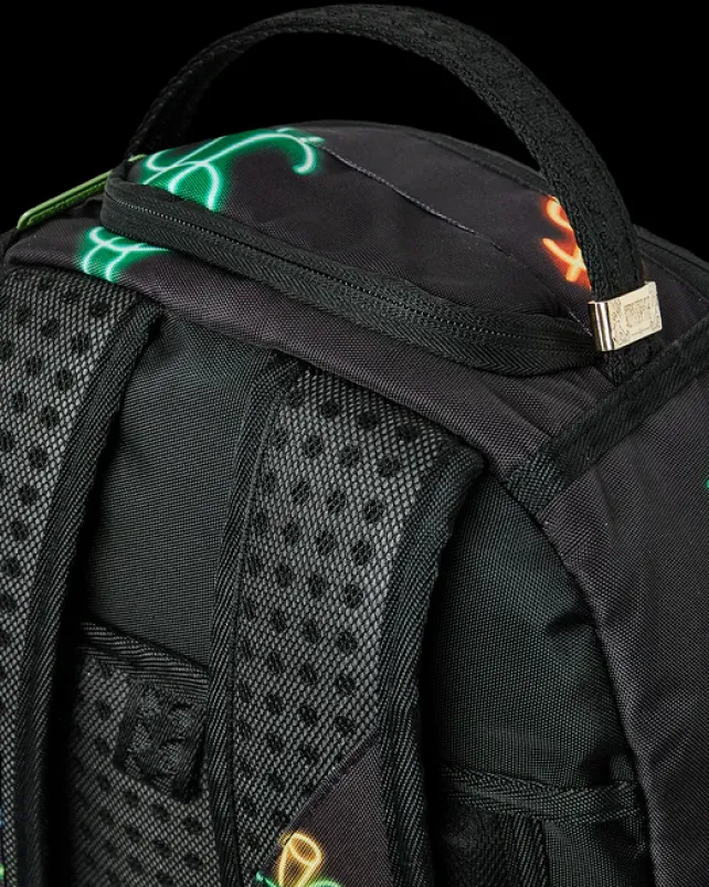 BACKPACKS>SPRAYGROUND MONEY BEAR CITY LIGHTS BACKPACK