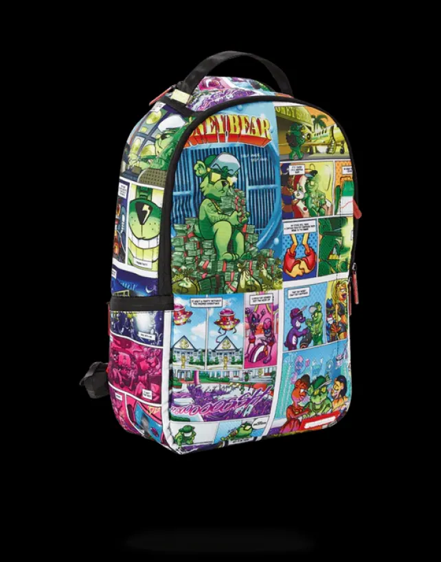 BACKPACKS>SPRAYGROUND MONEY BEAR COMIC