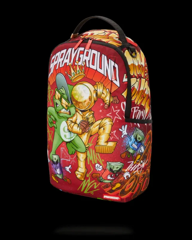 BACKPACKS>SPRAYGROUND MONEY BEAR VS ASTROMANE (DLXR)