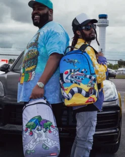 BACKPACKS>SPRAYGROUND MONEY BOYS I MAKE MONEY WHILE I SLEEP KNAPSACK (DLXR)