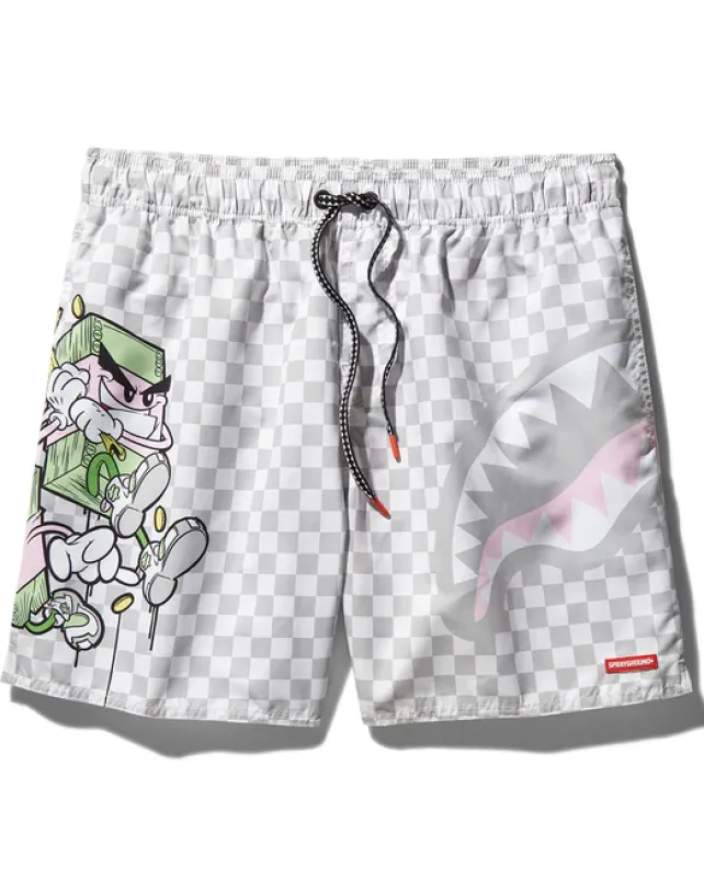 SWIMWEAR>SPRAYGROUND MONEY BOYS SANDBAR SWIM TRUNKS