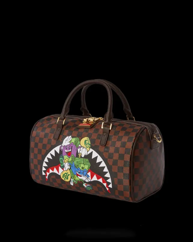 DUFFLES>SPRAYGROUND MONEY CHASER MINI DUFFLE