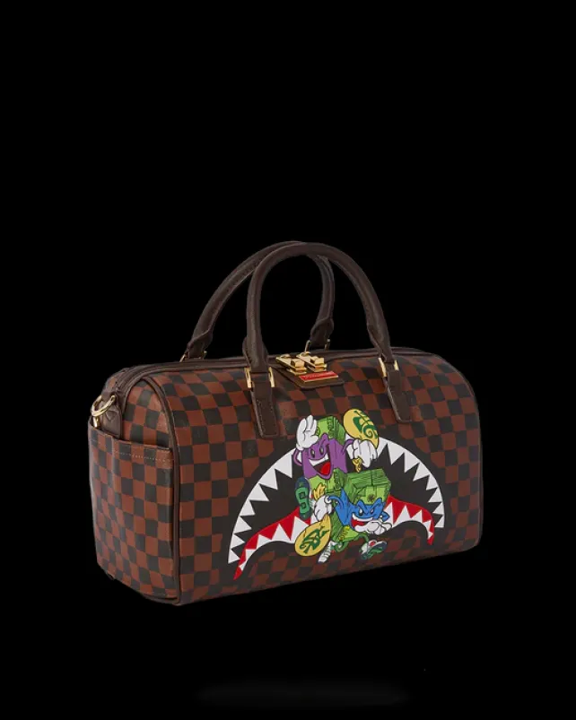 DUFFLES>SPRAYGROUND MONEY CHASER MINI DUFFLE