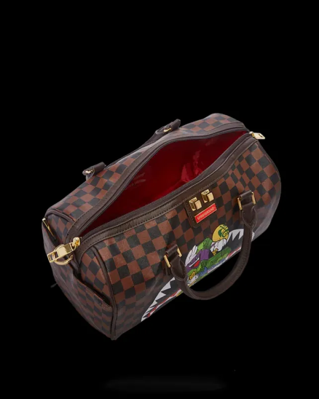 DUFFLES>SPRAYGROUND MONEY CHASER MINI DUFFLE