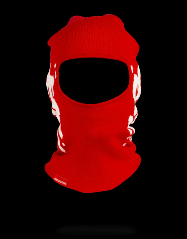 SKI MASKS>SPRAYGROUND MONEY DRIP SKI MASK (RED)