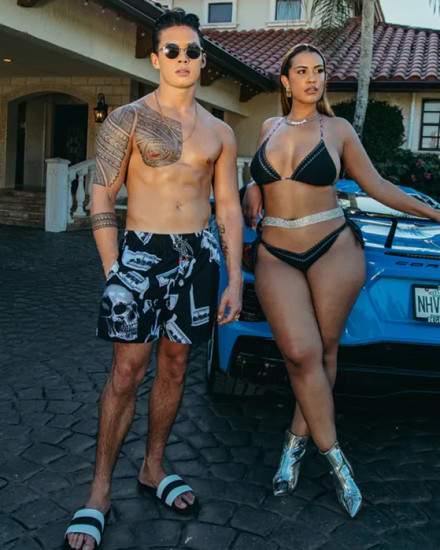 SWIMWEAR>SPRAYGROUND MONEY NIGHT BIKINI