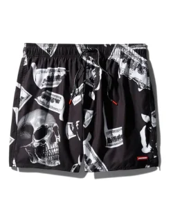 SWIMWEAR>SPRAYGROUND MONEY NIGHT SHOTO SWIM TRUNKS