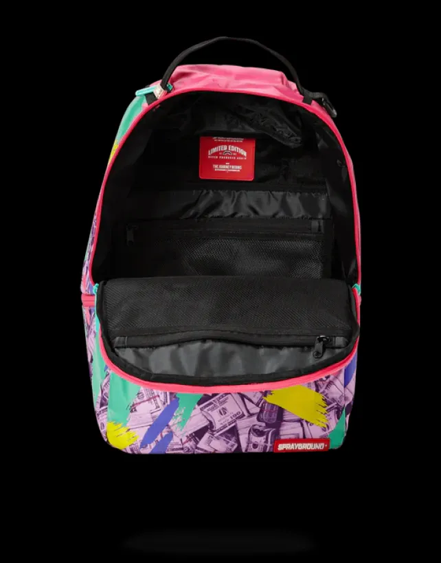 BACKPACKS>SPRAYGROUND MONEY PINK CAMO DRIP