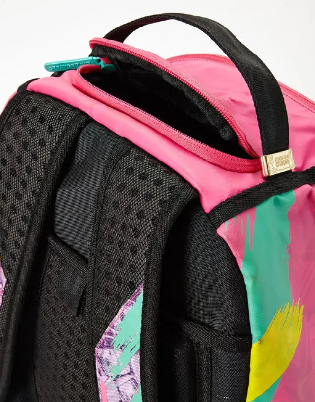 BACKPACKS>SPRAYGROUND MONEY PINK CAMO DRIP