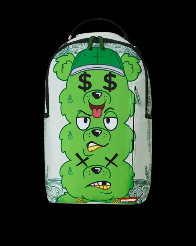 BACKPACKS>SPRAYGROUND MONEYBEAR SEEING TRIPLE BACKPACK