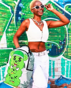 BACKPACKS>SPRAYGROUND MONEYBEAR SEEING TRIPLE BACKPACK