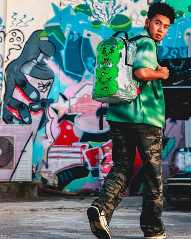 BACKPACKS>SPRAYGROUND MONEYBEAR SEEING TRIPLE BACKPACK