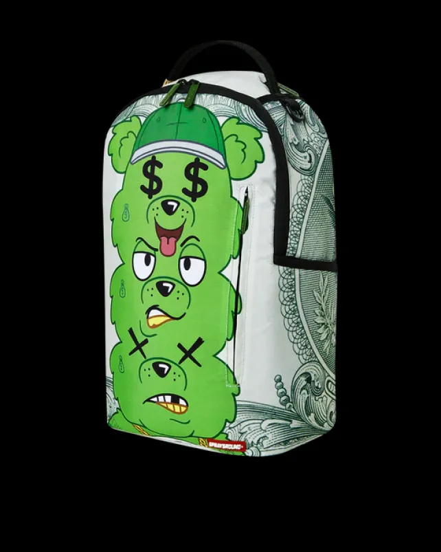BACKPACKS>SPRAYGROUND MONEYBEAR SEEING TRIPLE BACKPACK