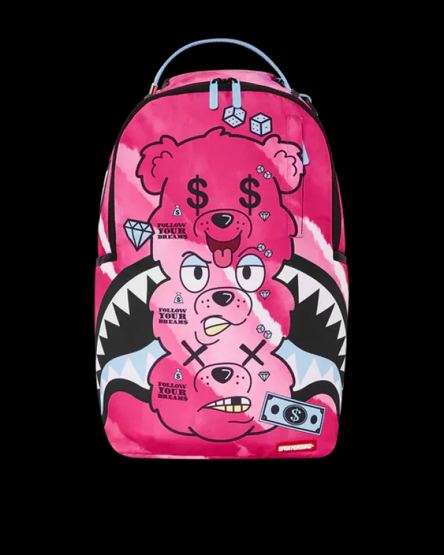 BACKPACKS>SPRAYGROUND MONEYBEAR STACK EM UP BACKPACK