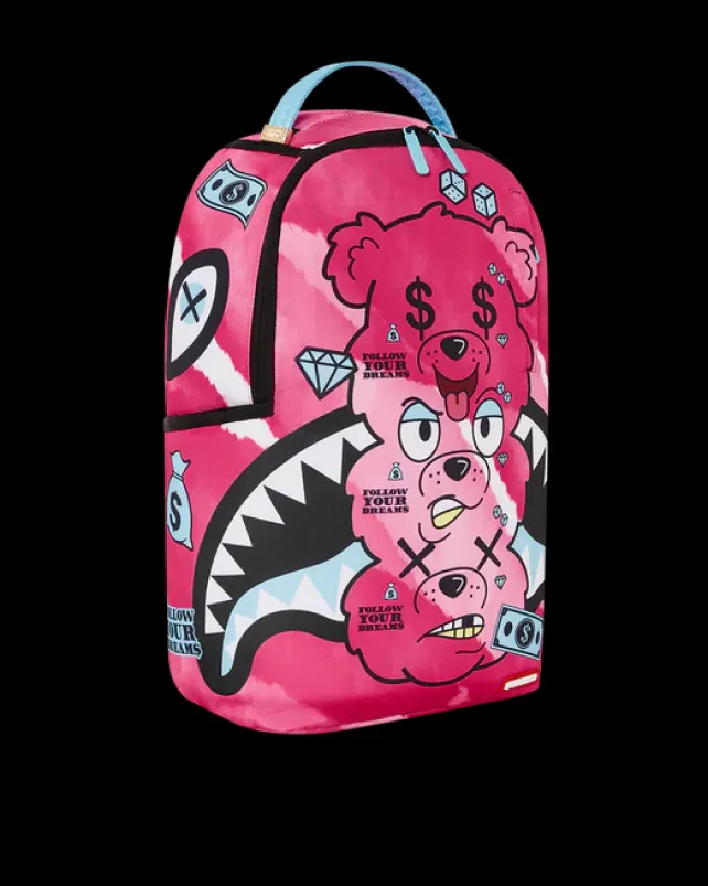 BACKPACKS>SPRAYGROUND MONEYBEAR STACK EM UP BACKPACK