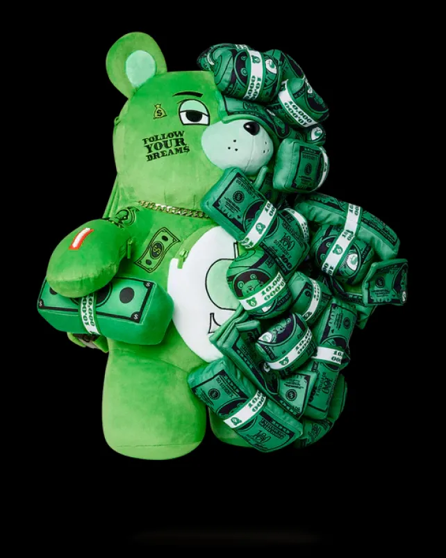 TEDDY BEAR BACKPACKS|BACKPACKS>SPRAYGROUND MONEYBEAR ZILLIONS TEDDYBEAR BACKPACK