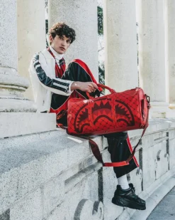 DUFFLES>SPRAYGROUND MONEYGRAM BRICK DUFFLE