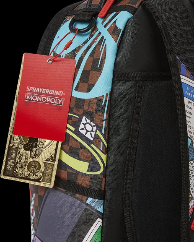 BACKPACKS>SPRAYGROUND MONOPOLY CAN NEVER BE TOO RICH (DLXV)