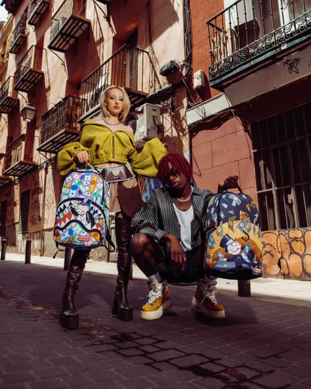BACKPACKS>SPRAYGROUND MONOPOLY HEAVYBAGS BACKPACK