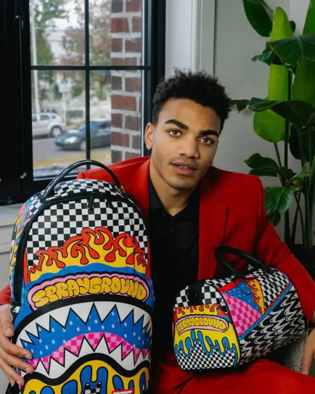 DUFFLES>SPRAYGROUND MOSH PIT MINI DUFFLE